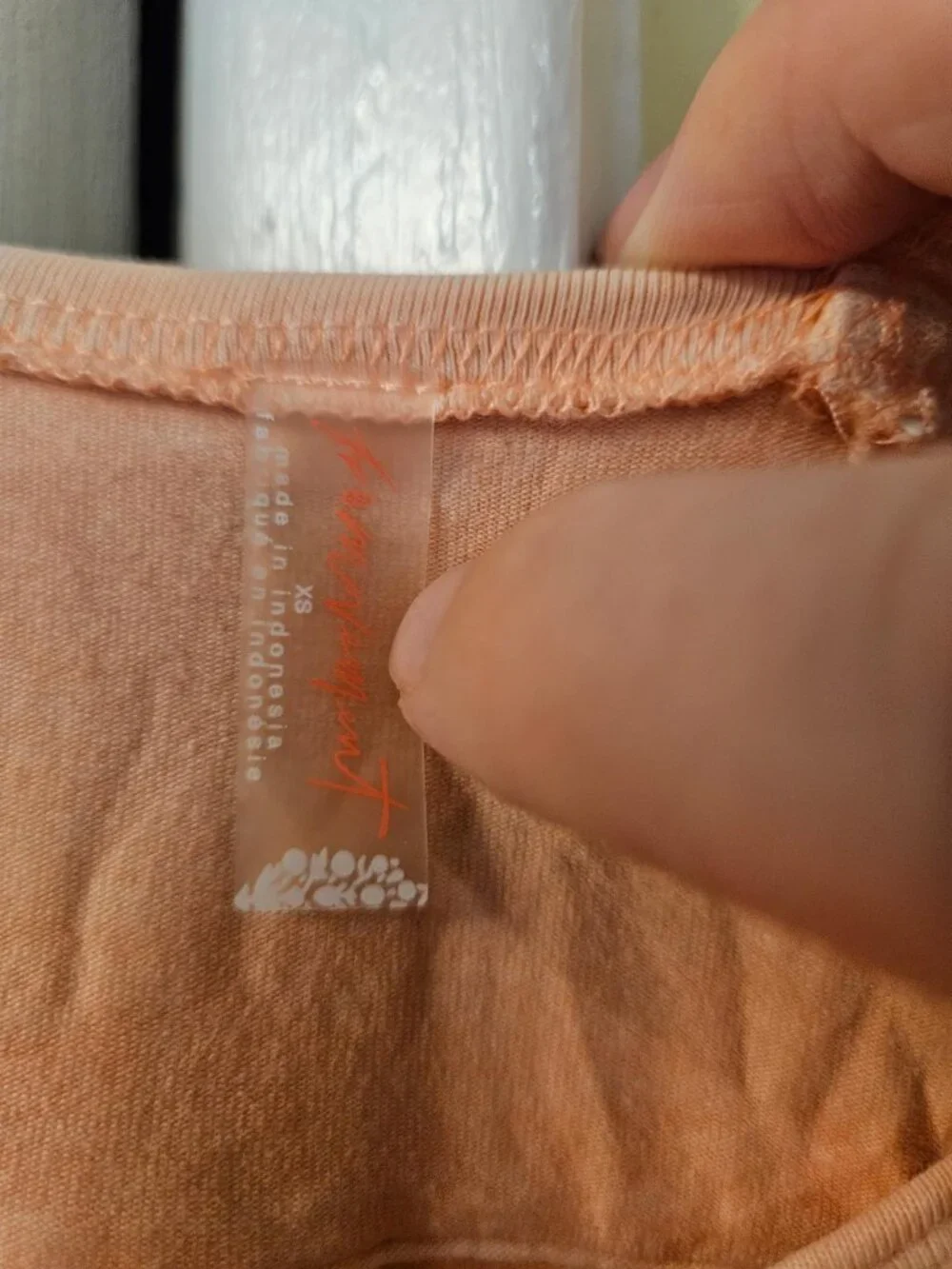 Free People Hot Shot onesie, hot orange/peach